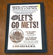 Daily News New York Mets 1986 Team Photo with 1986 Schedule Insert Vintage picture