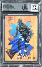 Shaquille O'Neal Signed 1993 Ultra All Rookie Team #5 Card Auto 10 BAS Slabbed picture
