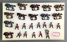 15mm Seven Years War WGS painted British 5th Dragoons (12 figures) BB2-1 picture