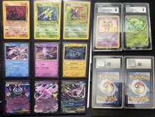 Pokemon Collection Lot 90 Assorted Cards: Modern,Mid-Era, & Vintage +2 CGC Cards picture