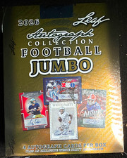 Leaf 2026 Autograph Collection Football Jumbo Box 4 Autograph Cards picture