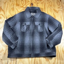 Levi’s Plaid Wool Blend Quilted Zip-Up Jacket - Size 3X picture