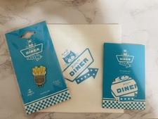 Jellycat Diner Amuseables Rustic Fries Stickers and Pin set (FAO Schwarz) NWT picture