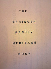 The Springer Family Heritage Book, Published by Beatrice Bayley. Inc. 1963 picture
