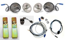 New 1968 Ford MUSTANG Fog Light Kit, Bulbs, Brackets, Switch, Wire Harness picture