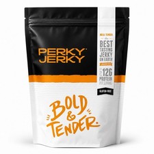 Perky Jerky Original Turkey Jerky 12ct 1oz Bags Gluten Free High Protein Snack picture