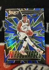 2021-22 Panini Select - Turbocharged Giannis Antetokounmpo #7 Blue Prizm picture