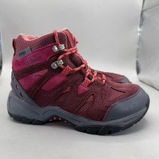 L.L. Bean Trail Model Hikers Tek 2.5 Hiking Boots Kids Size 4 Pink Waterprook picture
