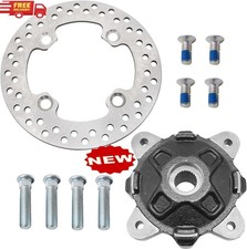 Kit de buje de rueda delantera y rotor de freno compatible con Polaris RZR-900, picture