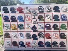 VINTAGE NFL 2027 MAGNETIC STANDING BOARD FULL SET 45 ALTERNATE  RUBBER MAGNETS picture