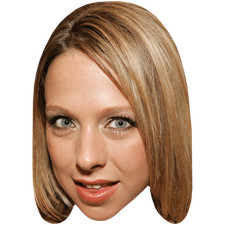 Melissa Sternberg (Long Hair) Big Head. Larger than life mask. picture