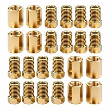 24PCS 3/16 Brake Line Fittings Kit 3/8-24 Inverted Double Flare Union Set picture