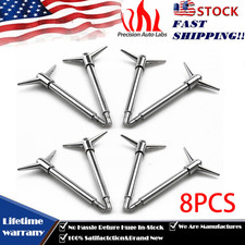 8pcs Valve Cover T-Bar Wing Bolts 1/4-20 Hold Down Length 5