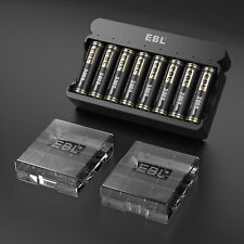 EBL 8x Rechargeable AA Batteries Ni-Zn 3000mWh with 8 Bay Ni-Zn Battery Charger picture