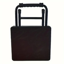 3-in-1 Vintage Iron Foldable Table and Chair Set,Portable Folding Desk picture