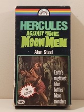 Hercules Against The Moon Men VHS 1987 Vintage Alan Steel VGT 5168 picture