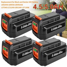 40 Volt for Black and Decker 40V 5.0Ah Max Lithium Battery LBX1540 LBXR36 LBX36 picture