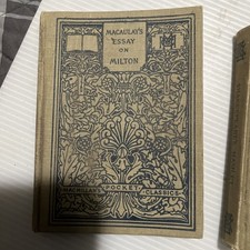 macaulay’s essay on milton 1909 picture
