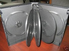 2 PCS NEW 27mm Multi-7 Disc DVD Cases Black Top Quality,  DH7  picture