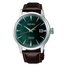 Seiko Presage Cocktail Mockingbird Green Dial 40.5 MM Automatic Watch SRPD37J1 picture