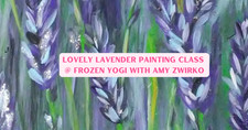 August 15th Lovely Lavender Paint Class @ Frozen Yogi 1-3PM picture