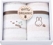 Nishikawa Miffy towel gift set 100% organic cotton Japan picture
