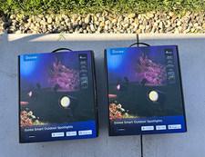 Govee Smart Outdoor Spotlights Pair (2)-IP67 Waterproof, App Color Changing -NEW picture