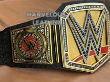 New Undisputed World Wrestling Championship Belt Replica Title 6MM diecast Adult picture