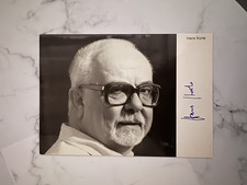 HANS KORTE (+2016) RUDEL Autograph Card Original Signed picture