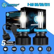 6-sides H11 LED Headlight Super Bright Bulbs Kit 6500K White 420000LM HIGH/LOW picture