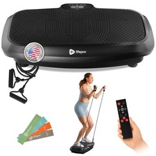 Vibration Plate Exercise Machine 330 lb Capacity Black LP-TRB BLK Lifepro Turbo picture