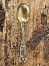 Antique French 950 Silver Gilt-Wash Feeding Spoon (c. 1900) 5