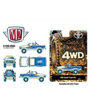 (Preorder) M2 Machines 1:64 1985 Toyota Truck 4×4 Off Road – Blue Muddy- Hobby picture