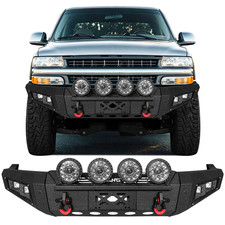Front Bumper For 1999-2002 Chevy Silverado1500/2000-2006 Tahoe/Suburban w/Lights picture