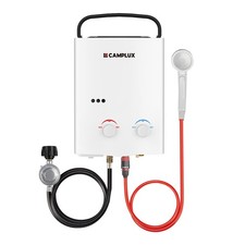 Camplux Tankless Water Heater, 1.32 GPM Portable Propane Outdoor Camping Shower picture