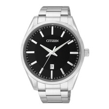 Citizen Men's Quartz Black Dial Stainless Steel Watch - BI1030-53E NEW picture