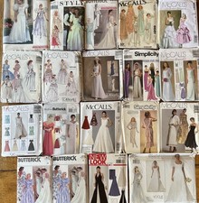 UPick Vtg Wedding Gown Bridesmaid Prom Formal Evening DRESS sewing pattern UNCUT picture