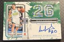 2025-26 Panini EuroLeague Dimitris Diamantidis Impeccable Auto /26 Inscription picture