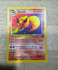 Flareon 19/64 Jungle Unlimited English 1999 Rare 70 HP picture
