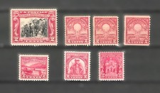 US Stamps Scott 651 654-657 680-681 1929 Commemoratives Set of 7 MNH picture