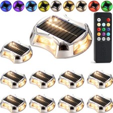 Solar Ground Light 12 Modes Outdoor Yard Path Driveway Waterproof Decor Lamp picture