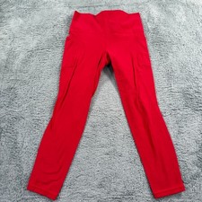 Athleta Salutation Stash Pocket II Tight Women Medium Red Yoga Leggings picture