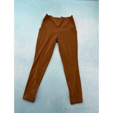 Athleta Women's Small Brown Salutation Stash High Rise 7/8 Leggings 25