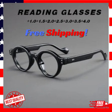 Classic Round Reading Glasses Computer Readers Vintage Anti Blue Light Eyewear picture