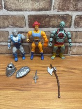 Vintage 1985 Thundercats Action Figures Lot of 3 w/ Accessories picture