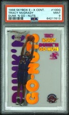 1998-99 Skybox E-X Century Dunk'n Go-Nuts Tracy McGrady #10DG PSA 9 picture