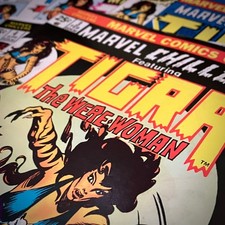 MARVEL CHILLERS #3, 4, 5, 6, 7 FN/VF Lot Origin of Tigra; Kraven 1975 W140 picture