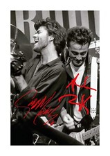 Wham 2 A4 repro mounted signed picture photograph poster Choice of frame picture