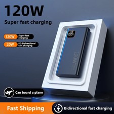 500000mAh Portable Power Bank 120W Super Fast Charging High Capacity External Ba picture