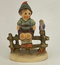 Goebel M.I. Hummel “Wayside Harmony” Figurine HUM 111 Germany Vintage Boy Fence picture